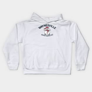 Waynesville, North Carolina Winter Kids Hoodie